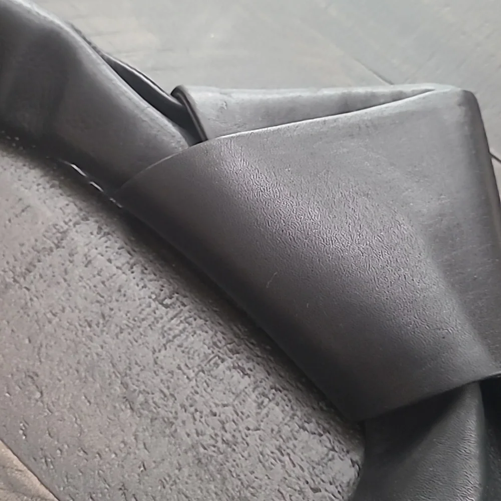 SAM EDELMAN BLACK LEATHER PURSE - Picture 3 of 7